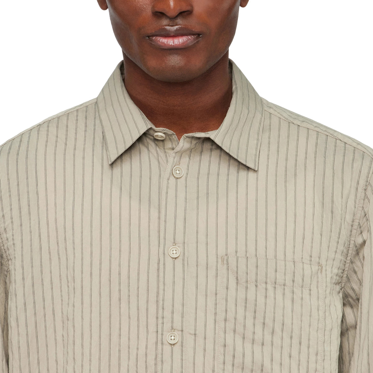DRYKORN Hecto Popeline Shirt Fango – productfoto 4 – Checkpoint Mol
