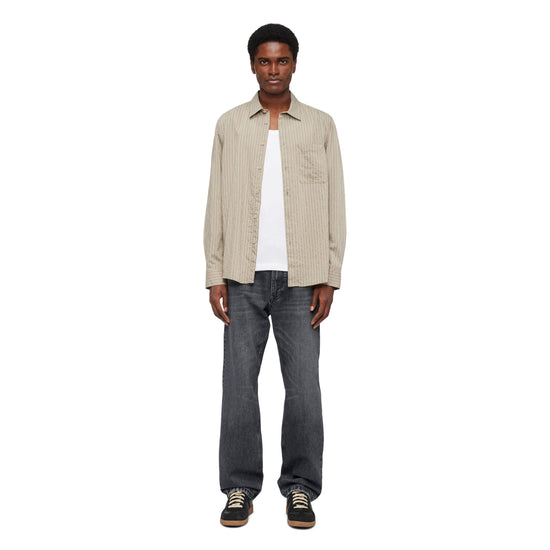 DRYKORN Hecto Popeline Shirt Fango – productfoto 6 – Checkpoint Mol