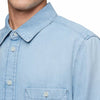 DRYKORN Hecto Popeline Shirt Washed Denim – productfoto 4 – Checkpoint Mol