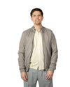 Ecoage High Collar Bomber Jacket Dove Grey