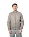 Ecoage High Collar Bomber Jacket Dove Grey