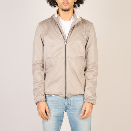 HERNO Beige Suede – vooraanzicht