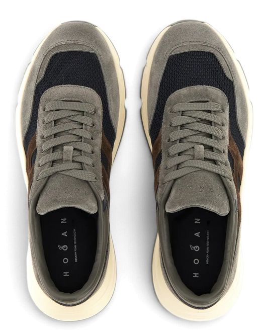 Hogan Hyperlight Sneakers Grey Blue Brown
