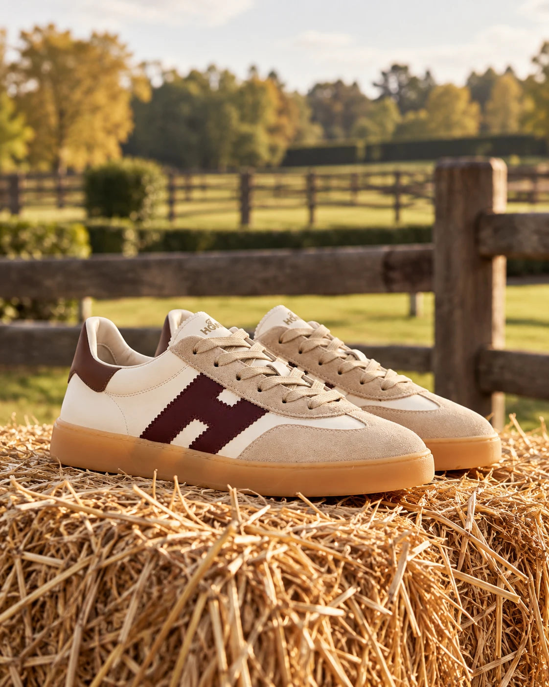 Hogan Cool herensneakers bij Checkpoint Mol - laag retro model met herkenbare H