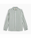 Homecore Pala Tencel Striped Shirt Green White – productbeeld 1