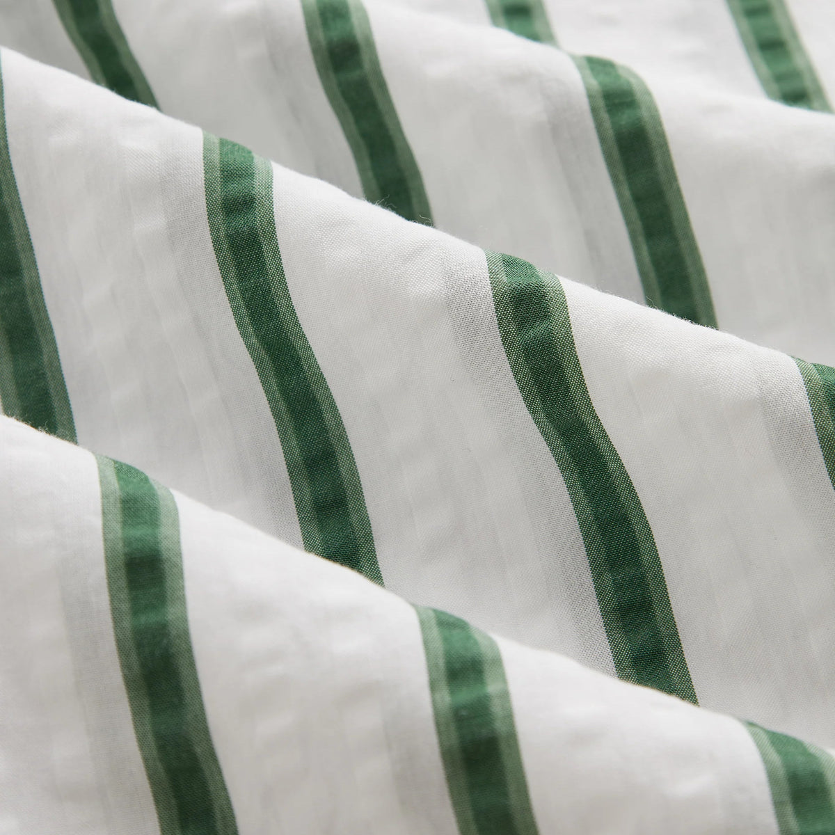 Homecore Pala Tencel Striped Shirt Green White – productbeeld 2