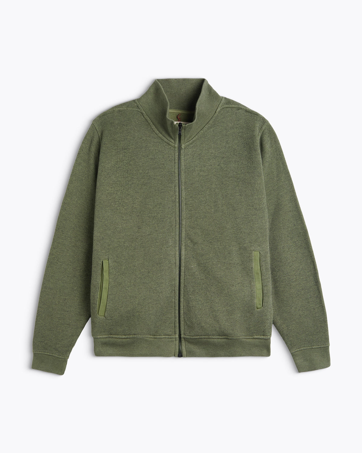 Homecore Full-Zip Sweater Rosemary Green – productbeeld 1