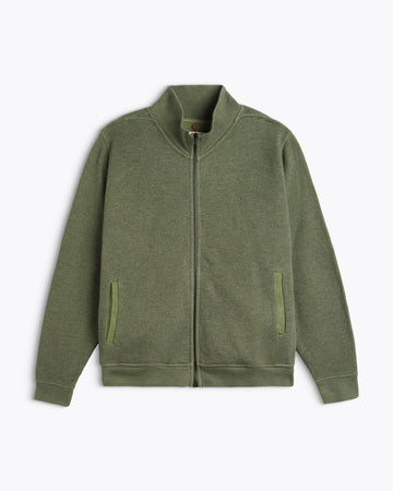 Homecore Full-Zip Sweater Rosemary Green – productbeeld 1