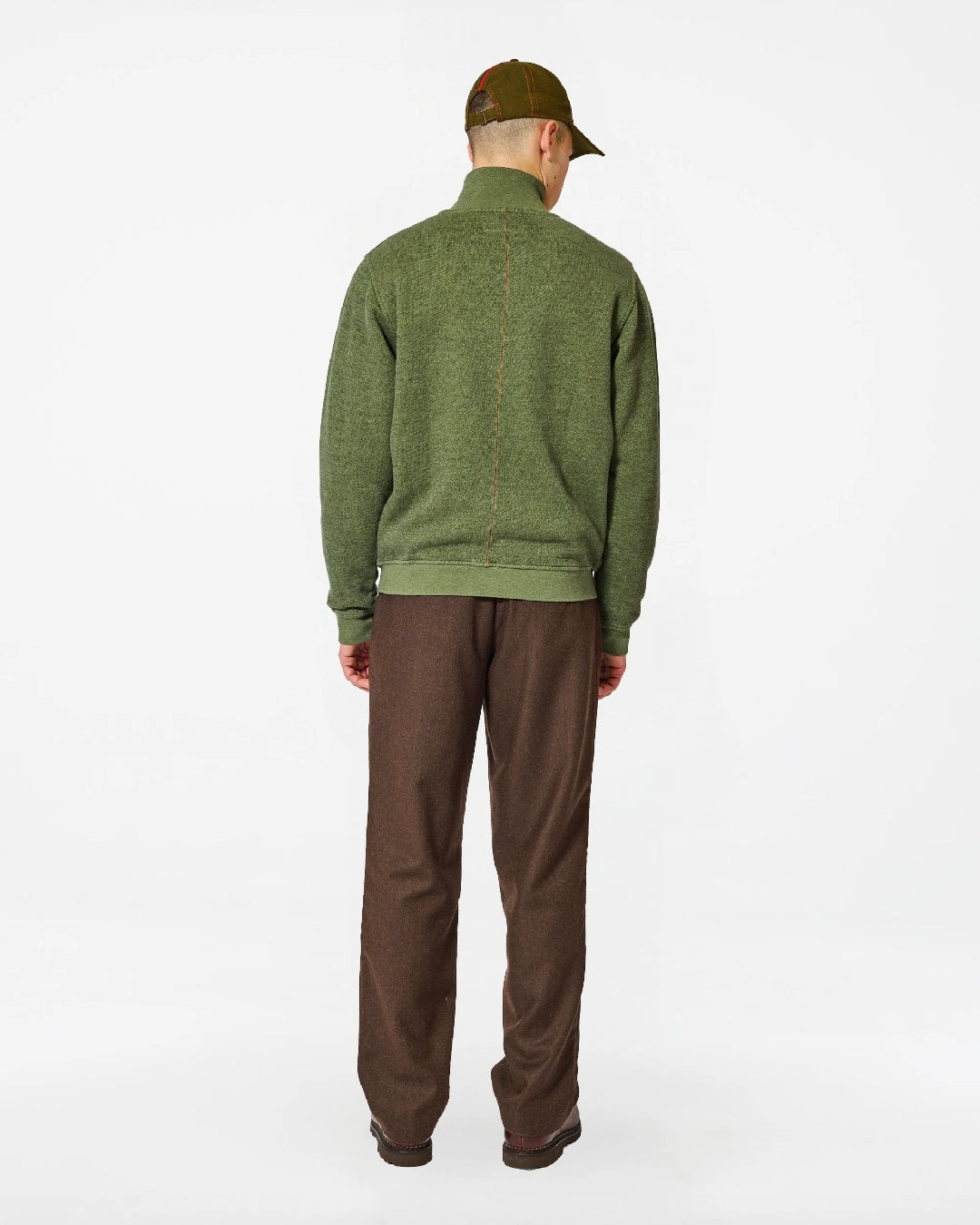 Homecore Full-Zip Sweater Rosemary Green – productbeeld 2