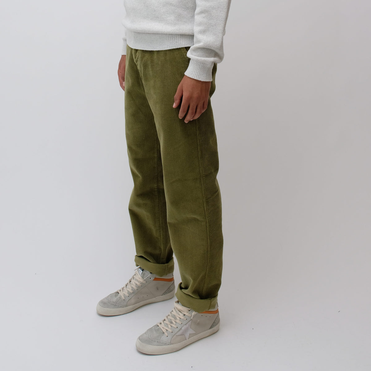 Homecore Lizard Green Corduroy Trousers – productbeeld 4