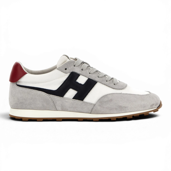 Hogan White Blue Grey  H699 Allacciato Sneaker – productfoto 1 – Checkpoint Mol