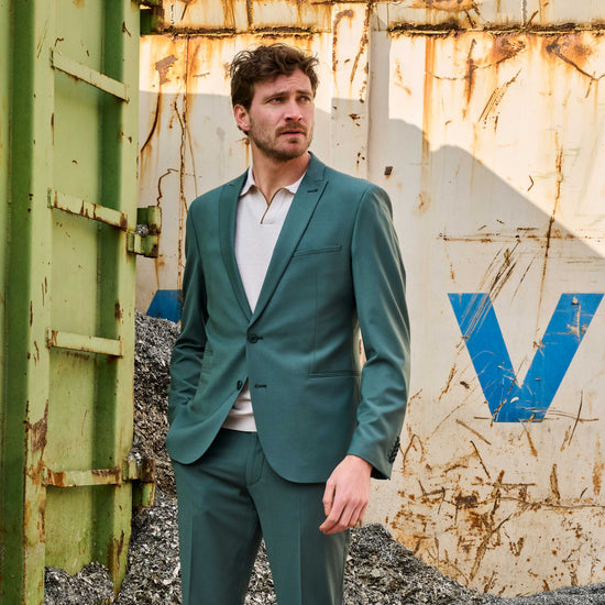 DRYKORN Irving Drynamic Stretch Wool Blend Vest Aqua Green – productfoto 1 – Checkpoint Mol