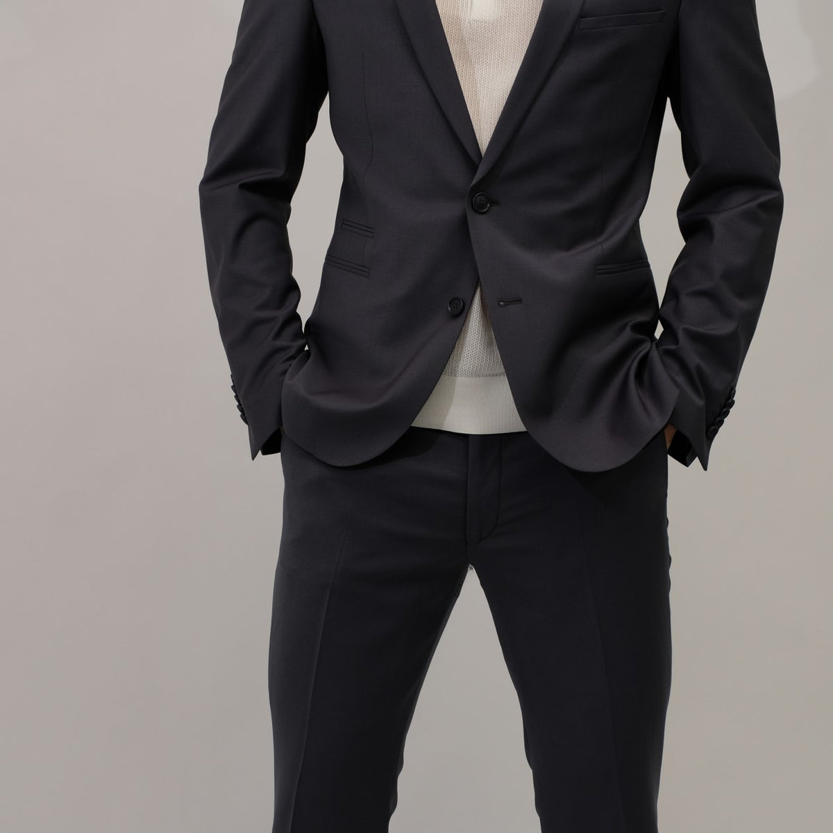 DRYKORN Irving Drynamic Stretch Wool Blend Vest Grey Blue – productfoto 4 – Checkpoint Mol