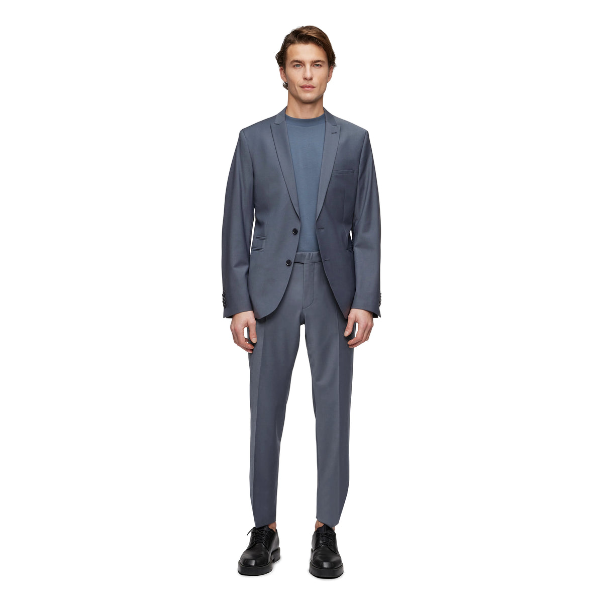DRYKORN Irving Drynamic Stretch Wool Blend Vest Grey Blue – productfoto 6 – Checkpoint Mol