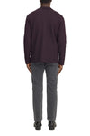 NN.07 Jonas 6398 merino wool overshirt Winetasting - detail - Checkpoint Mol