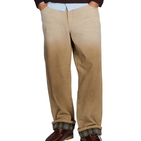 Golden Goose Journey Painter Pants Check Beige – productfoto 1 – Checkpoint Mol