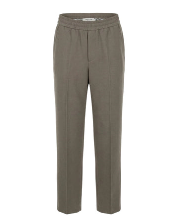 Golden Goose Journey Wide Jogging Pant Pompeo Virgin Wool Chevronne Stone Gray – productfoto 1 – Checkpoint Mol