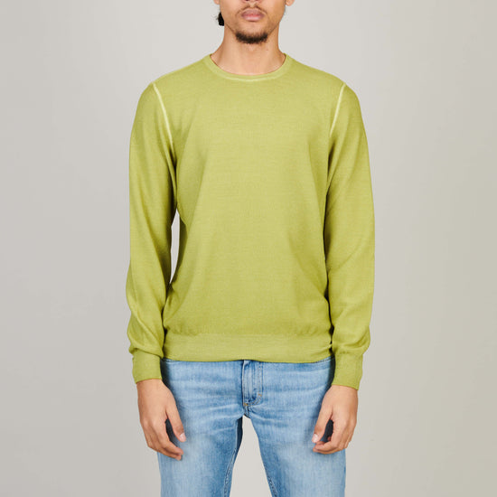 La Fileria Yellow green structure washed – vooraanzicht