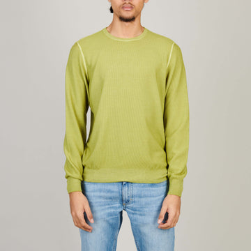 La Fileria Yellow green structure washed – vooraanzicht