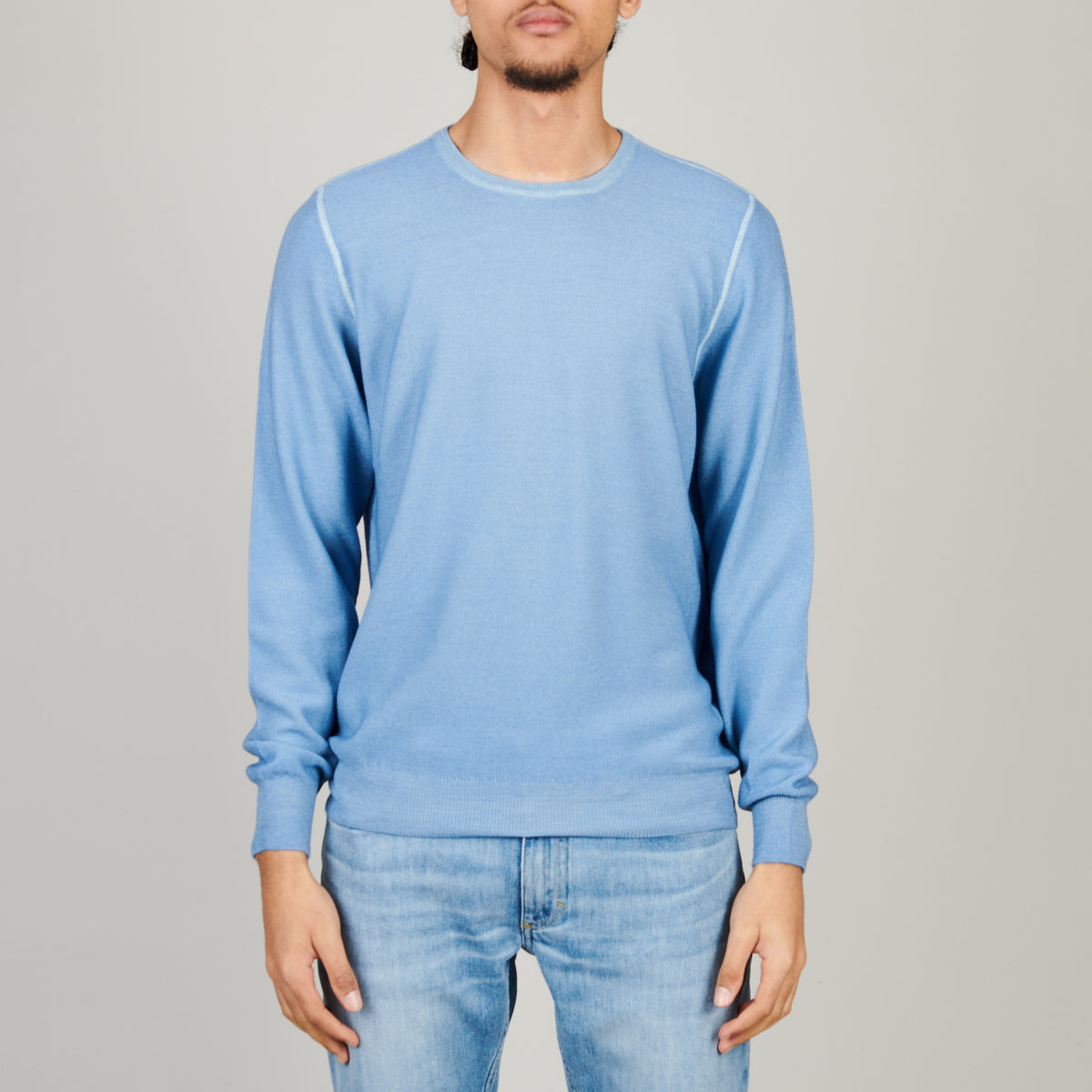 La Fileria Light Blue structure washed – vooraanzicht