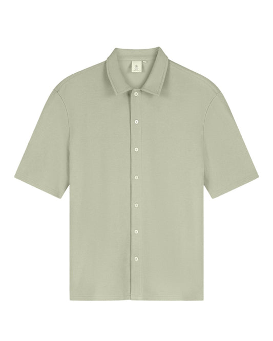 Law of the Sea Bermuda Structured Shirt Cotton Tea