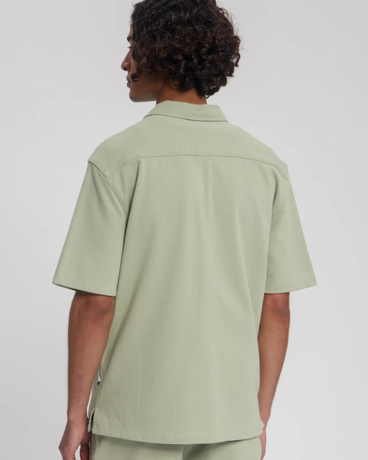 Law of the Sea Bermuda Structured Shirt Cotton Tea