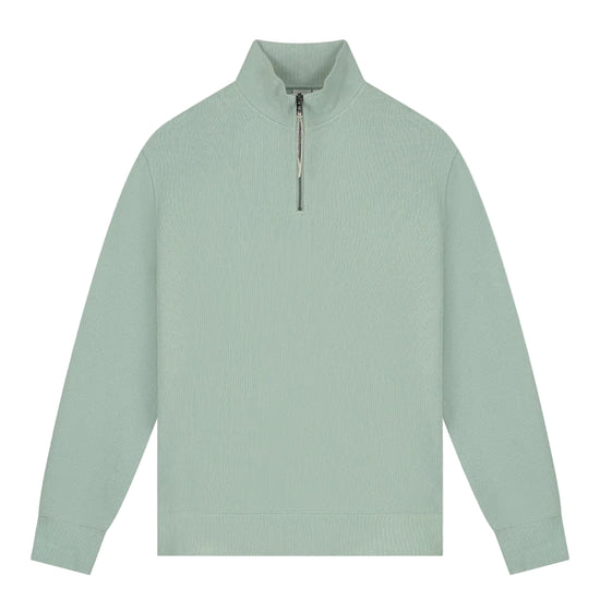 soft green quarterzip law of the sea
