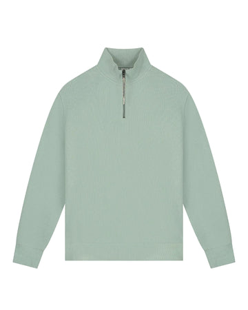 soft green quarterzip law of the sea

