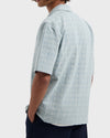 Law of the Sea Saltern Jacquard Shirt Denim Blue