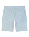 Light Denim Blue Lazorn Jacquard Shorts