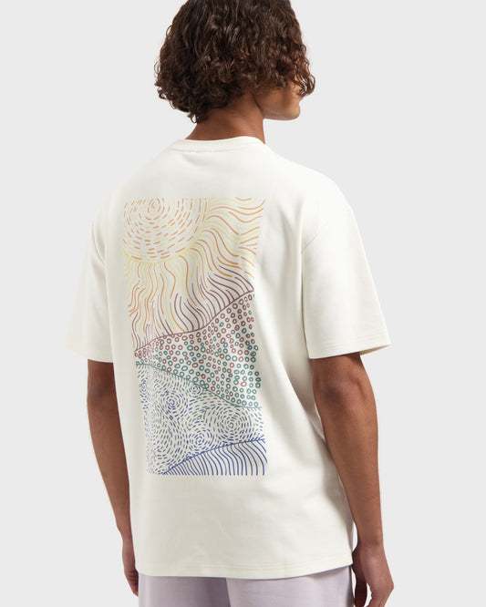 Law Of The Sea Snow White Salt Flats Backprint T-shirt