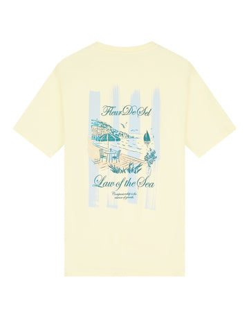 Law Of The Sea Anise Flower Alfresco Backprint T-shirt