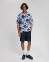 Law of the Sea Eclat Jacquard Shirt Cotton Blue