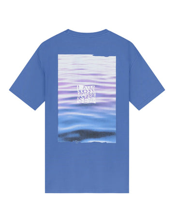 Law of the Sea Gulf Stream Artwork Tee Blue Cotton