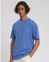 Law of the Sea Gulf Stream Artwork Tee Blue Cotton