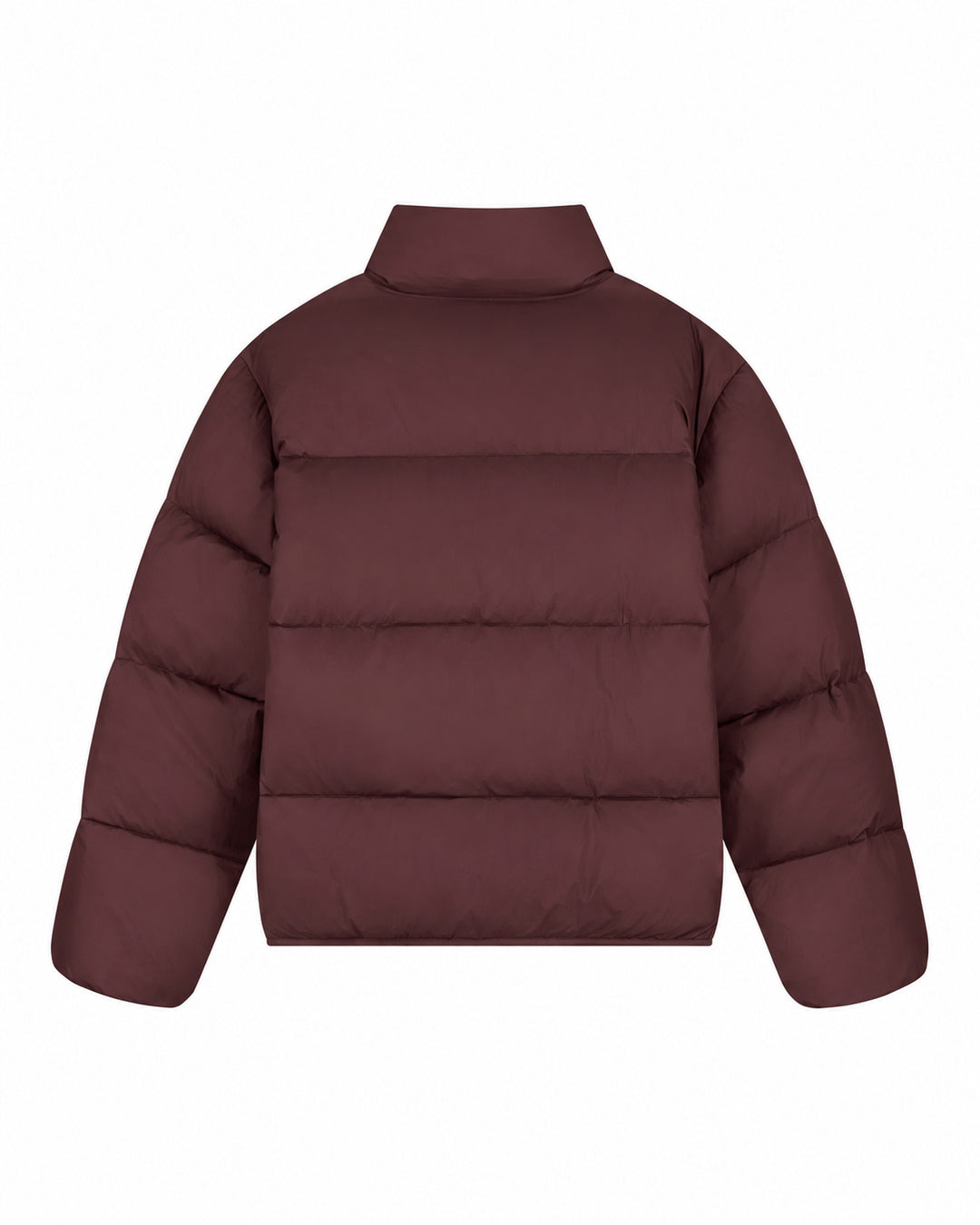 Law of the Sea Haze Short Puffer Jacket Huckleberry, tweede aanzicht van de gewatteerde jas