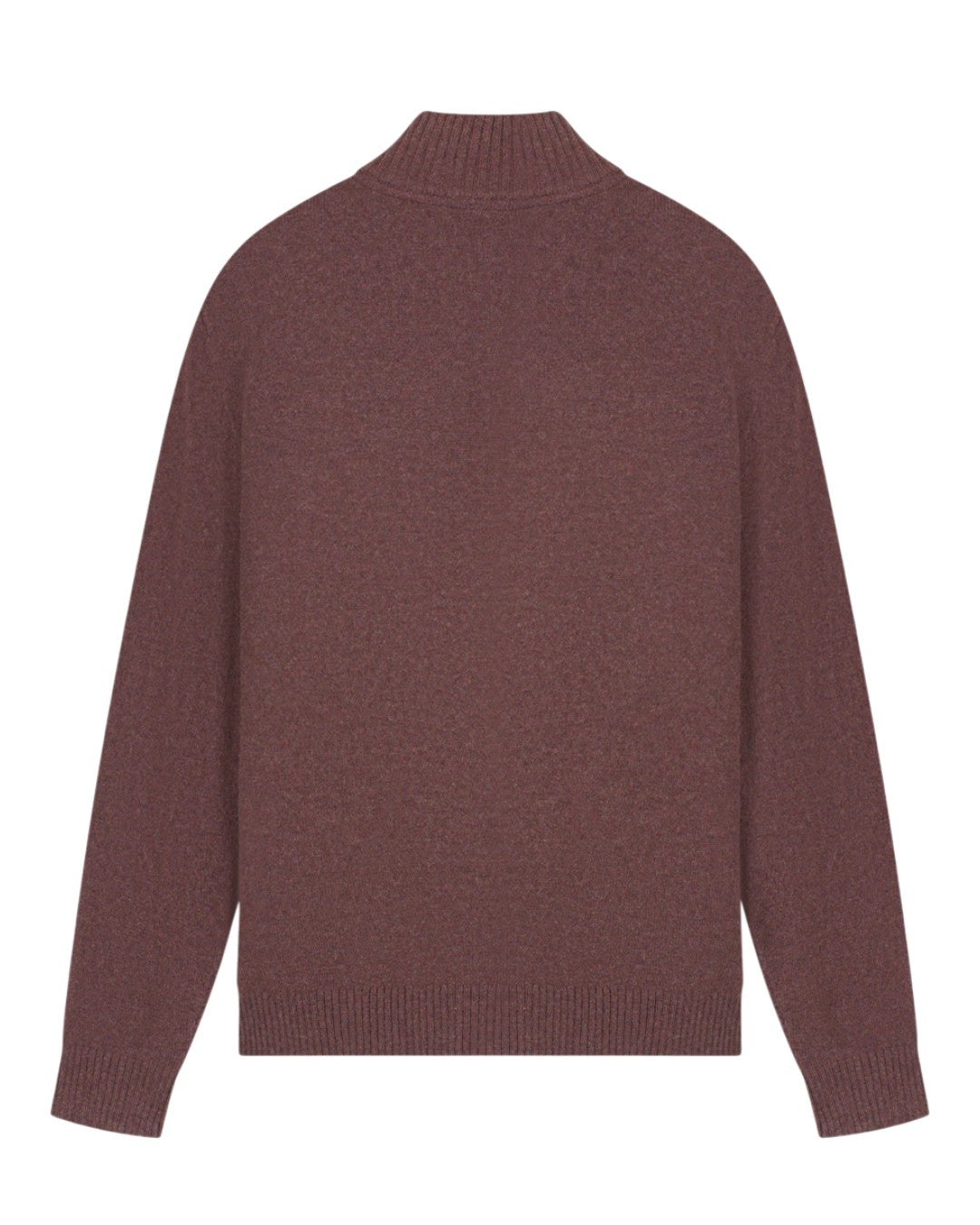 Law of the Sea Lamar Knitted Half Zip Huckleberry – achteraanzicht