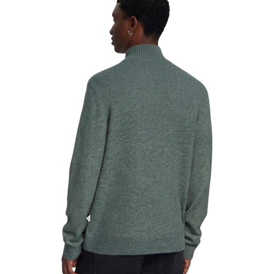 Law of the Sea Lamar Knitted Half Zip Urban Chic – gedragen op model
