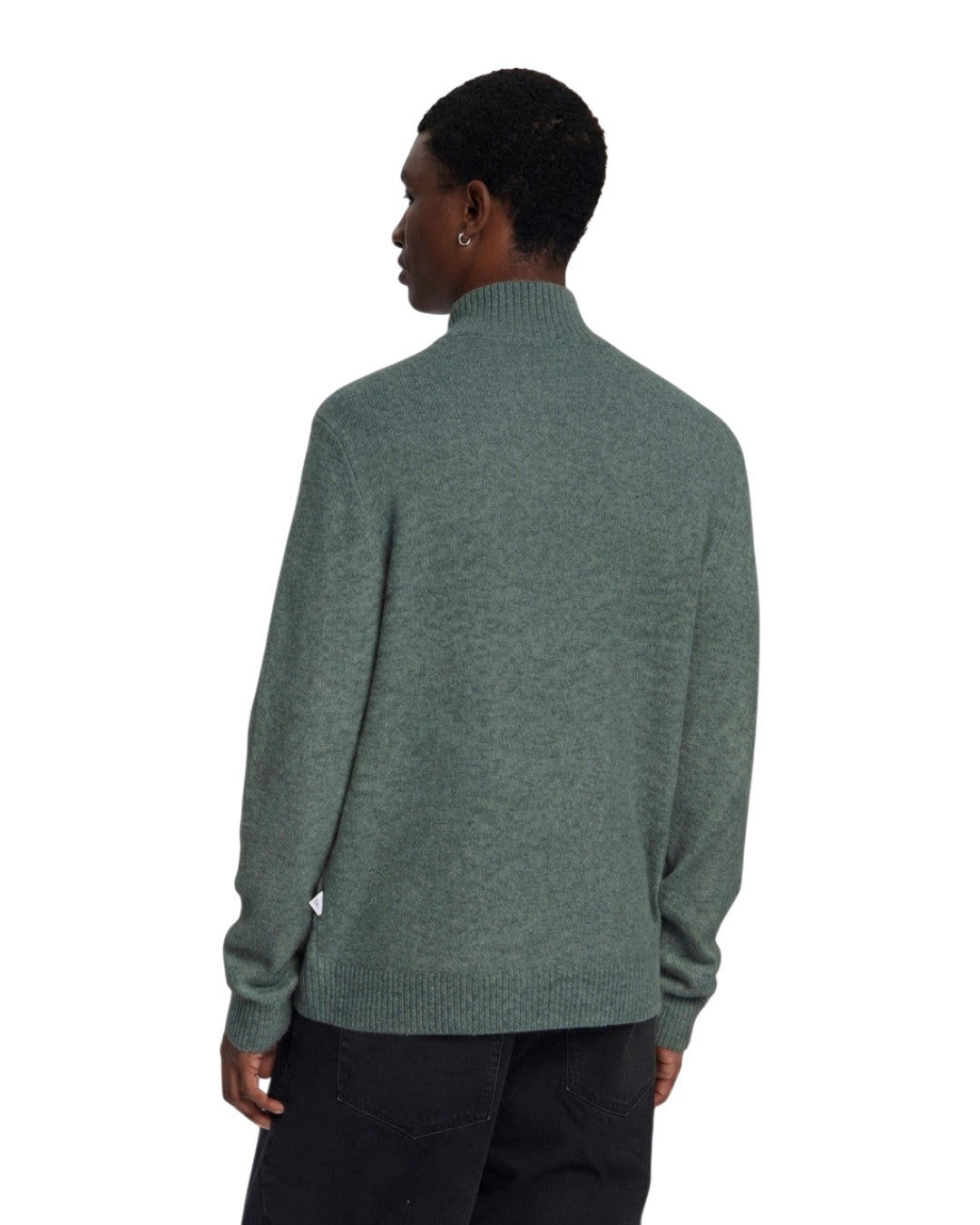 Law of the Sea Lamar Knitted Half Zip Urban Chic – gedragen op model