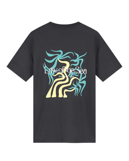 Law of the Sea Palm Sway Artwork Tee Cotton Phantom