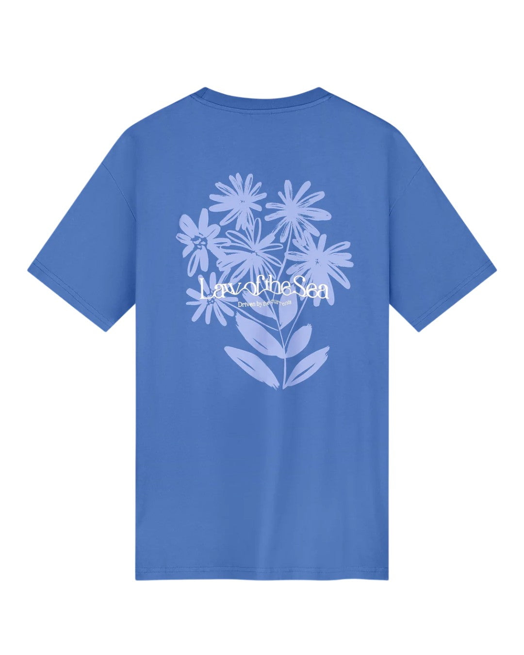 Law of the Sea Petals Artwork Tee cotton dutch blue
