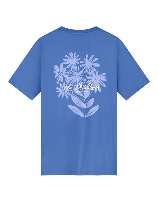 Law of the Sea Petals Artwork Tee cotton dutch blue