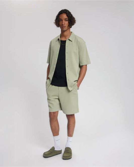 Law of the Sea Samudra Structured Shorts Cotton Tea
