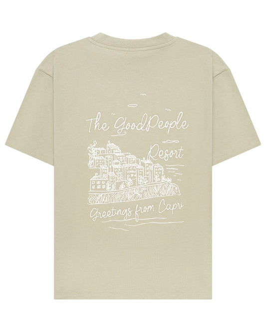 Law of the Sea TCult Backprint Tee Cotton Forest Green