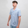 Libertine Libertine Cave Printed Shirt Oxford Blue – productbeeld 3