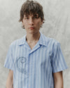 Libertine Libertine Cave Printed Shirt Oxford Blue – productbeeld 5