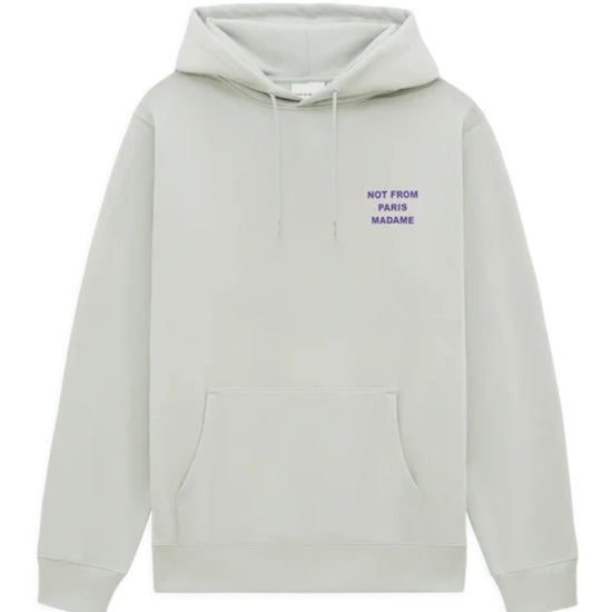 Drôle de Monsieur Bold Slogan Hoodie Grey productfoto 2
