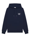 Drôle de Monsieur Bold Slogan Hoodie Navy productfoto 2
