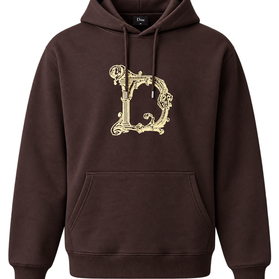 Drôle de Monsieur Column D Hoodie Brown packshot bij Checkpoint Mol