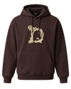 Drôle de Monsieur Column D Hoodie Brown packshot bij Checkpoint Mol